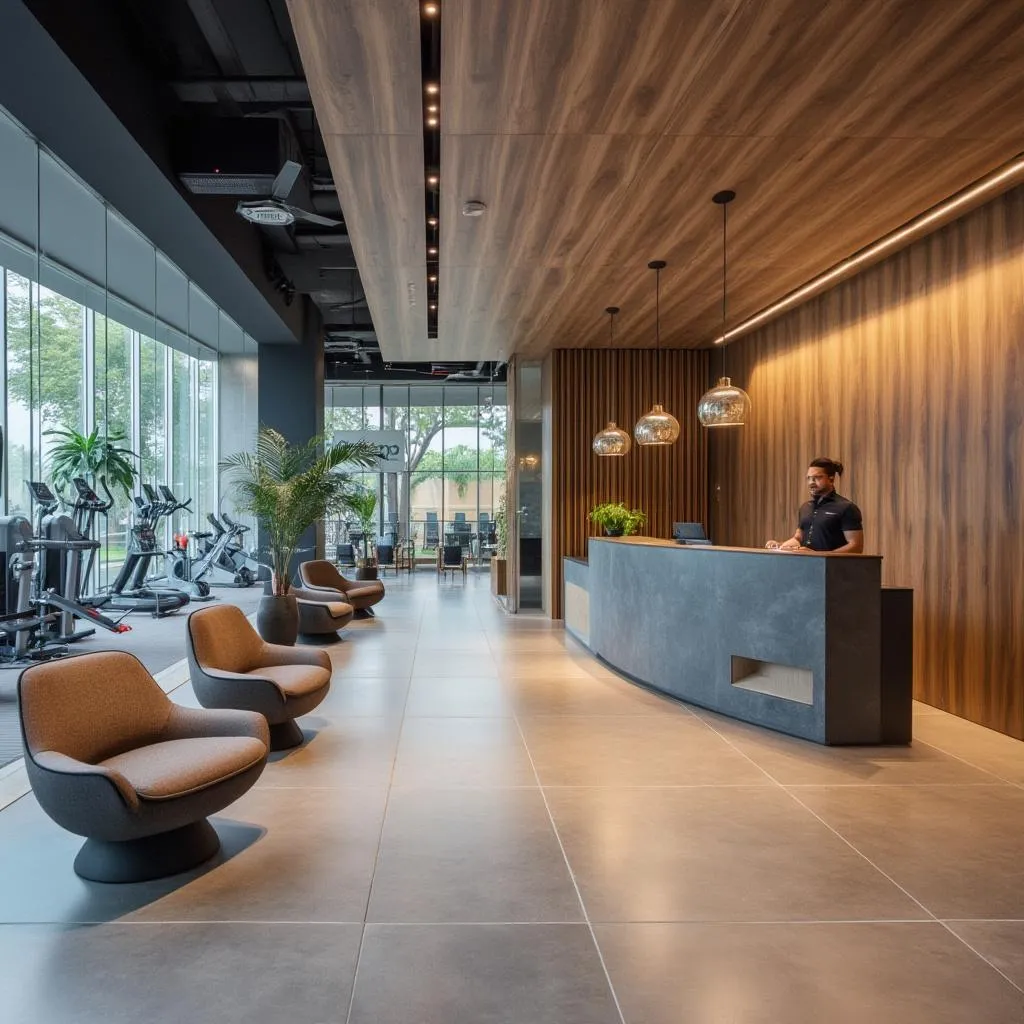 Recepción y lounge